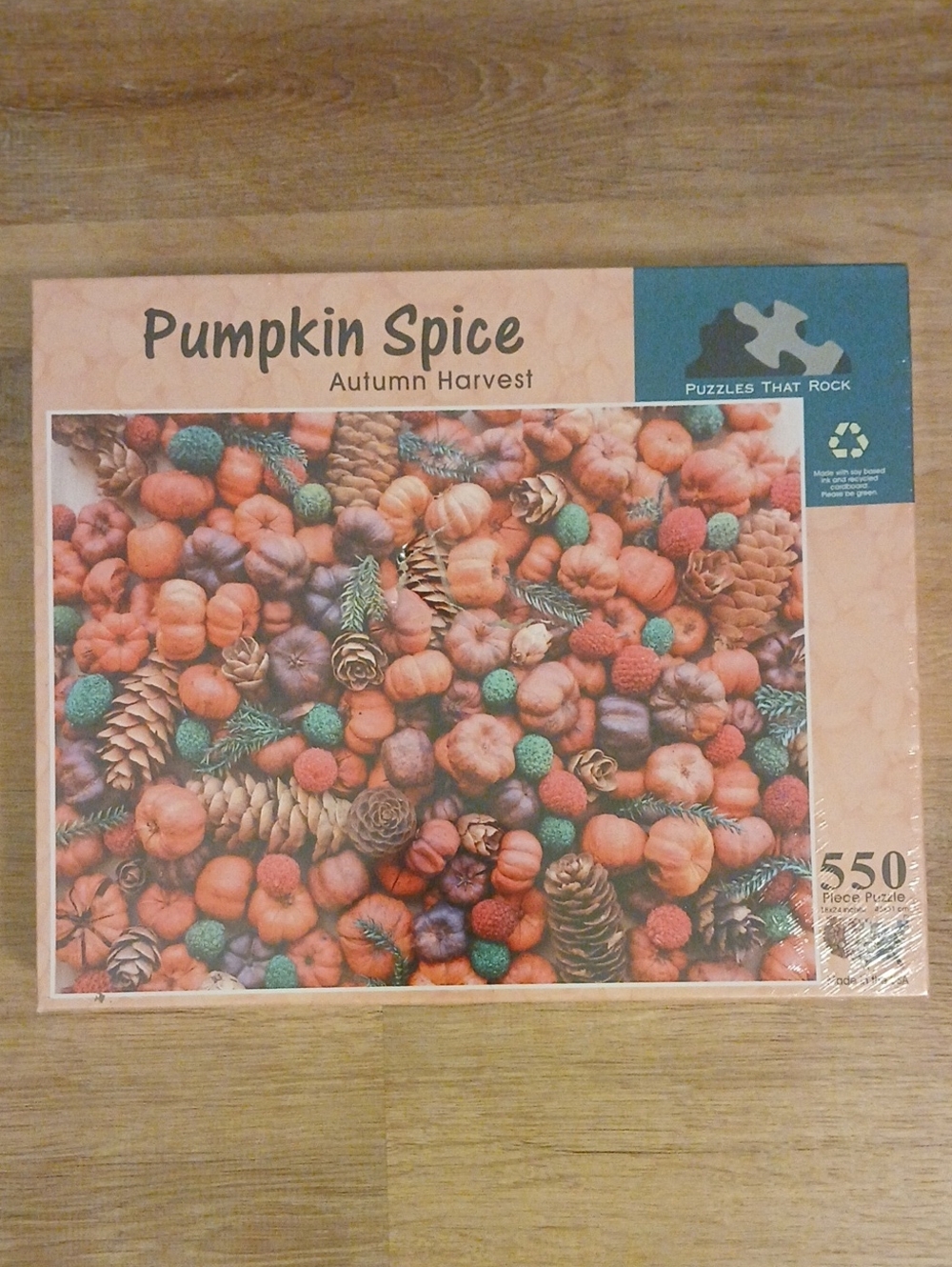 Pumpkin Spice Autumn Harvest Jigsaw Puzzle  550 Piece